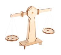 Abaodam 1 báscula de equilibrio de madera para medir el peso, herramienta de aprendizaje interactivo, para teoría del equilibrio, diversión para padres, ideal para más de