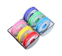 Abaodam 1 Caja Caja de Aparejos de Pesca Multifuncional con de Arcoíris Enrollador para Sedal Agua y Accesorio Portátil para Pescadores Adultos Color Color