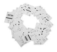 Abaodam 1 Caja Tarjetas de Práctica Musical Portátiles para Principiantes Juego de Notación y Ritmo Multifuncional para Entrenamiento Musical y Teoría