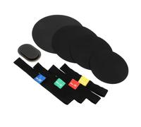 Abaodam 1 Juego Almohadillas Insonorizadas Silenciador Batería Goma Gruesa Amortiguadora Tambor