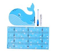 Abaodam 1 Juego Altura De La Ballena Pegatina Tabla De Altura De Los Niños Decoraciones Para Baby Shower Calcomanía De Medición De Altura Niños Pegatinas Retirable Eva Regla De Medición 3d