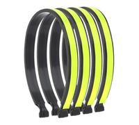 Abaodam 1 Juego Clips Reflectantes para Pantalones De Ciclismo Diseño Elástico Y Instalación Decoración De Seguridad para Y Ciclismo 4 Piezas