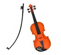 Abaodam 1 juego de violín simulado realista para instrumento musical para el aprendizaje temprano, fomenta las habilidades rítmicas y la creatividad, diseño duradero, colores brillantes