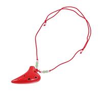 Abaodam 1 Juego Mini Ocarina De 6 Agujeros Alterar Instrumentos Tubos De Cacerola Atasco De Levas Cañas De Clarinete Arpa De Mandíbula Piccolo Soporte De Ocarina Pífano Rojo Dolomita