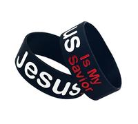 Abaodam 1 Juego Muñequera Unisex Brazalete Pulsera De Silicona Pulsera Con Estilo Unisex De Letras Bangle Decoración De Muñequera Gel De Sílice Negro 2 Piezas