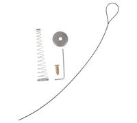 Abaodam 1 Juego Pestillo Ajustable para Puerta de Jardín Tirador de Cable para de Metal y Madera Instalación y Durable Resistente la Corrosión