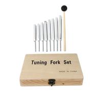 Abaodam 1 Juego Sintonizador De Diapasón Diapasones Terapéuticos Diapasón De Instrumentos Musicales Diapasón De Tono Diapasón Para Violonchelo Diapasón Musical Silver Aluminio