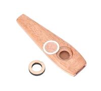 Abaodam 1 Pc Madera maciza Kazoo instrumentos kazoos instrumento kazoo organos musicales instrumento musical flauta Kazoo de madera buzzer mirlitón portátil compañero de guitarra Khaki