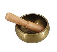 Abaodam 1 Pc Yoga Canto Arco Cuenco De Música Tibetana Cuenco De De Cuenco Sonoro Tazón De Sonido De Yoga Cuenco Antiguo Cuenco De Sonido Golden De Madera