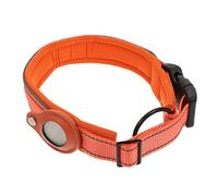 Abaodam 1 Pieza Cobertura Protectora del Collar de Mascotas Cazador Collar para Perros rastreador de Perros Protector de localizador de Perros decoración del localizador Nylon Naranja