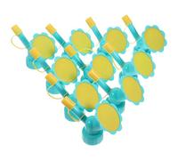 Abaodam 10 Cabezales Rociadores para Botella de Riego Pulverizador de Agua Azul para Jardinería Accesorios de Riego para Macetas Pequeñas Reemplazo Práctico Uso Doméstico