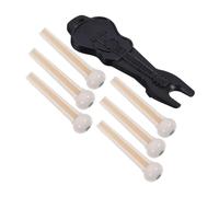 Abaodam 10 Juegos Clavijas De Puente Para Guitarra Acústica Kit Extractor De Clavijas De Color Blanco y Material Abs Para Cambios y Mantenimiento De Guitarras