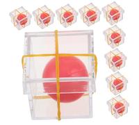 Abaodam 10 Juegos Prop de Caja Transparente para Portátil y Compacto para Principiantes y Actuaciones Escenarios Suministro para Fiestas
