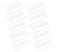 Abaodam 10 Láminas De Vidrio Para Alarma Contra Incendios Panel Contra Incendios Interruptor Manual Cubierta De Vidrio Impermeable Para Uso En Exteriores