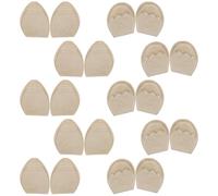 Abaodam 10 Pares de Almohadillas Antepié de Esponja Suave, Ajuste de Talla para Tacones Altos y Zapatos Deportivos, Plantilla para Puntera Acolchada y Reutilizable Color Piel (5 Redondas