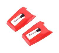 Abaodam 10 Piezas aguja de fonógrafo aguja tocadiscos agujas tocadiscos agujas de repuesto para tocadiscos pasador de tocadiscos lápiz óptico lápiz para tocadiscos lápiz de fonógrafo rojo