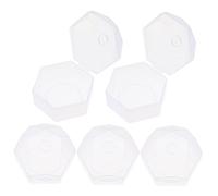 Abaodam 10 Piezas caja de almacenamiento de chupete storage box chupetero funda para estuche porta funda protectora para Contenedor de plastico pp