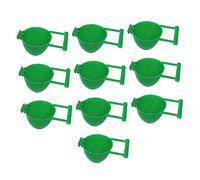 Abaodam 10 Piezas Comederos para Jaula de Pájaros Tazones Alimentadores para Periquitos Canarios y Accesorios Fáciles de Limpiar para Alimentación de Aves Pequeñas