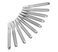 Abaodam 10 piezas de clavijas de afinación para piano, herramienta de reparación y mantenimiento de teclado, acero resistente, color plateado, kit profesional para ajustes precisos y uso prolongado