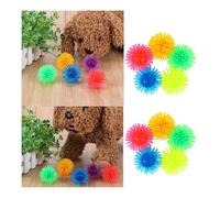 Abaodam 10 Piezas de Juguete para Gatos TPR Colores Aleatorios para Estimular Curiosidad y Evitar Arañazos Mascotas Color Aleatorio Color Aleatorio