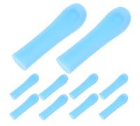 Abaodam 10 piezas Unidades Fundas de Silicona para Limpiador de Cerumen Accesorios Suaves y Visibles para Extractor de Cera Repuestos Cómodos y Seguros para Cuidado del Oído