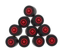 Abaodam 10 Rodillos de Presión de Plástico y Goma para Grabadora de Cassette, Repuesto Práctico y Fácil de Transportar para Reproductor de Casete