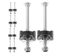 Abaodam 10 tornillos largos para camas elásticas, tornillos de fijación duraderos para un recinto seguro, accesorios resistentes para trampolín para modelos, fácil montaje y calidad
