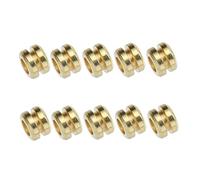 Abaodam 10 Uds Cadena cuentas de hilo orejas de elfo decorando decoración guitarras accesorios de guitarra accesorio de guitarra reemplazar cuerdas de guitarra acustica Aleación de zinc