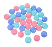 Abaodam 100 Bolas de Plástico Redondas para Fosos Diseño Colorido, Duraderas y Estables, Juguetes Creativos para Niños en Juegos de Reconocimiento y Rodadura