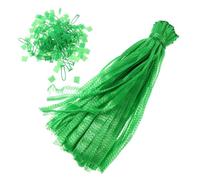 Abaodam 100 Bolsas de Malla Reutilizables para Fruta y Verduras, Bolsas de Nylon Ligeras y Plegables Gran Capacidad para Almacenamiento y Compras