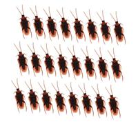 Abaodam 100 cucarachas falsas realistas para Halloween, día de abril, insectos de plástico para decoración de fiestas, asustar a amigos