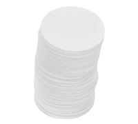 Abaodam 100 Hojas Deshumidificadoras Redondas de Fibra Vegetal de 3 CM, Recubrimiento para Tapas de Latas y Tubos de Snacks, Láminas Seguras para Conservación y Almacenamiento de