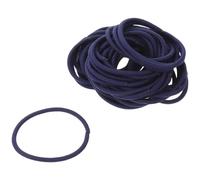 Abaodam 100 Piezas Coleteros Pelo Infantiles, Gomas Pelo Niña Pequeñas de Nylon 3mm, Color Azul Marino, Suave Sujeción, Bebés, Natación y Baile