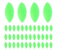 Abaodam 100 Piezas Foam Fishing Floats Lightweight Beads For Coarse Saltwater Carp Fly Fishing High Visibility Buoyancy Bobbers For Ocean Night Use