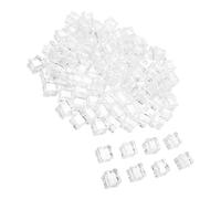 Abaodam 100 Piezas Hielo simulado Cubos de Hielo de Piedra Cristales para Manualidades Adornos de Cristal para el hogar Bloque de Hielo Falso Roca de Hielo Falsa Acrílico Transparent