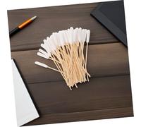 Abaodam 100 Piezas Hisopos de Algodón para Mascotas con Mango de Madera Herramienta para Limpieza de Orejas y Gatos Bastoncillos Seguros y Cómodos para Cuidado Diario de Oídos