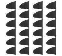 Abaodam 100 Protectores de Punta de Hoz de Plástico Negro Superficie Antiarañazos y Ajuste Preciso para Protección y Transporte Seguro en Múltiples Escenarios