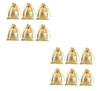 Abaodam 100piezas Bolsitas De Joyería De Cordón De Sujeción Almacenamiento Multifuncional Para Joyas Dulces y Cosméticos