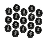 Abaodam 100piezas Filtro Negro Lot Antisalpicaduras No Tejidas Para Micrófono Accesorio Práctico Resistente Al Viento