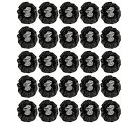 Abaodam 100piezas Filtros Antipop Para Micrófono Fundas Desechables No Tejidas Antisalpicaduras Protector Resistente Al Viento Fundas Para Micrófono Escenario