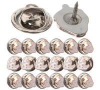 Abaodam 100piezas Hebilla Antiexposición Botones de Broche Decorativos para Ropa Botones sin Coser de Alfiler de Botón para Camisa Chaqueta Presión para Jeans Invisibles de Seguridad