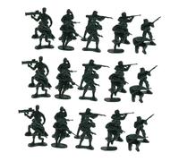 Abaodam 100piezas Soldados De Juguete Plástico Miniatura De Figuras De Ejército para Recrear Escenas De Guerra y Batallas Diversión Educativa para Niño Niña Estilos