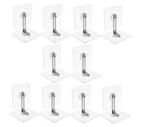 Abaodam 10juegos Dispositivo Anticaída para Muebles Anclaje sin Taladro Anclajes para Seguridad de Bebés para Estantería y Armarios de Muebles
