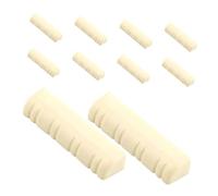 Abaodam 10piezas Almohada de Mandolina Cejuela para Guitarra Folk Repuestos de Cuerda Superior Color Mellow para Reemplazo de Instrumento Musical Eléctrico