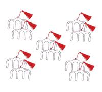 Abaodam 10piezas Clips De Metal Para Partituras Borlas Sujetapáginas De Música Clips Para Libros De Piano y Guitarra Accesorios Musicales Prácticos y Duraderos