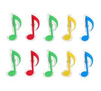 Abaodam 10piezas Clips Para Partituras Forma De Notas Musicales Para Organizar Libros Música Prácticos y Duraderos