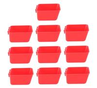 Abaodam 10Piezas Comedero para Tolvas De Alimentación Ajustables para Material Duradero Limpiar