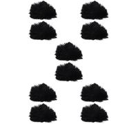 Abaodam 10piezas Cubierta De Micrófono Antiviento De Funda De Peluche Para Micrófonos Ktv Protector Anti-salpicaduras y Suciedad Material De Artificial Para Uso Profesional y