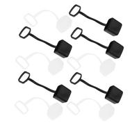 Abaodam 10piezas Fundas Protectoras De Silicona Kazoo Transparentes y Negras Protección Total Contra Arañazos y Caídas