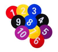 Abaodam 10piezas Marcadores De Entrenamiento Antideslizantes para Fútbol y Baloncesto De Multicolor Dots De Suelo para Actividades Clase y Ejercicios De Agilidad